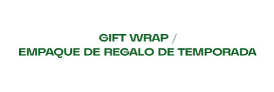 Seasonal Gift Wrap / Empaque de Regalo de Temporada